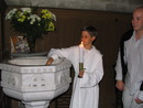 Au baptistère