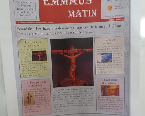 5. Emmaues matin La une