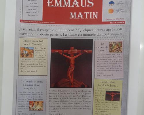 6. Emmaues matin La Une