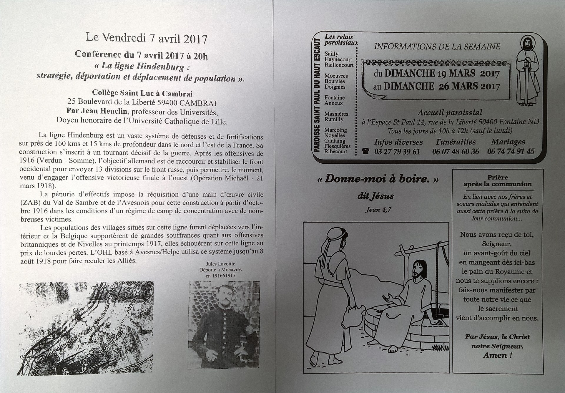 19 AU 26 MARS RECTO