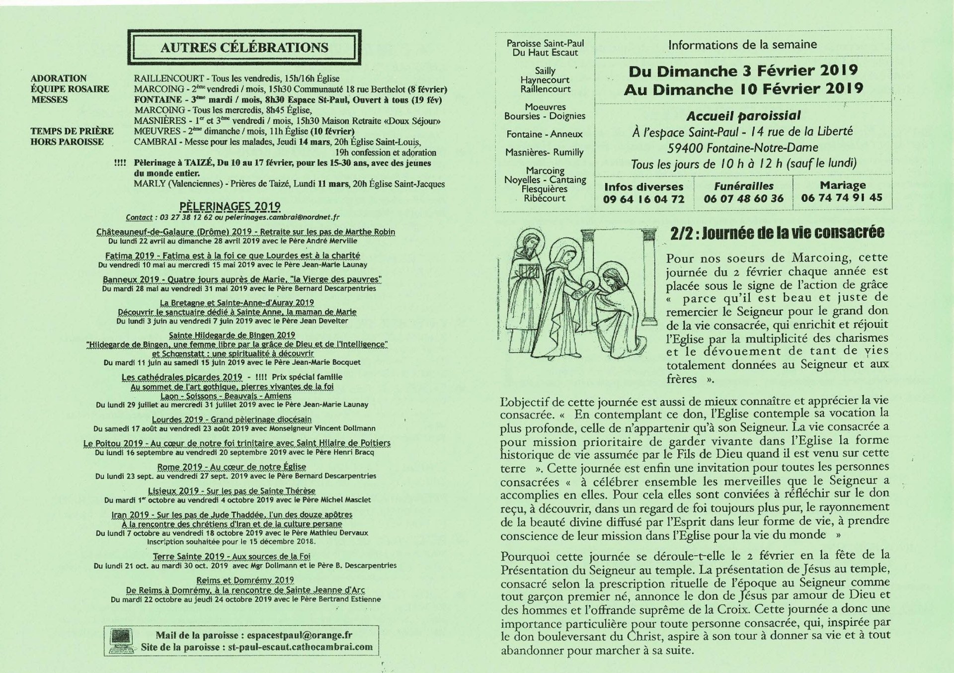 Feuille hebdo du dimanche 3 fevrier 2019-1