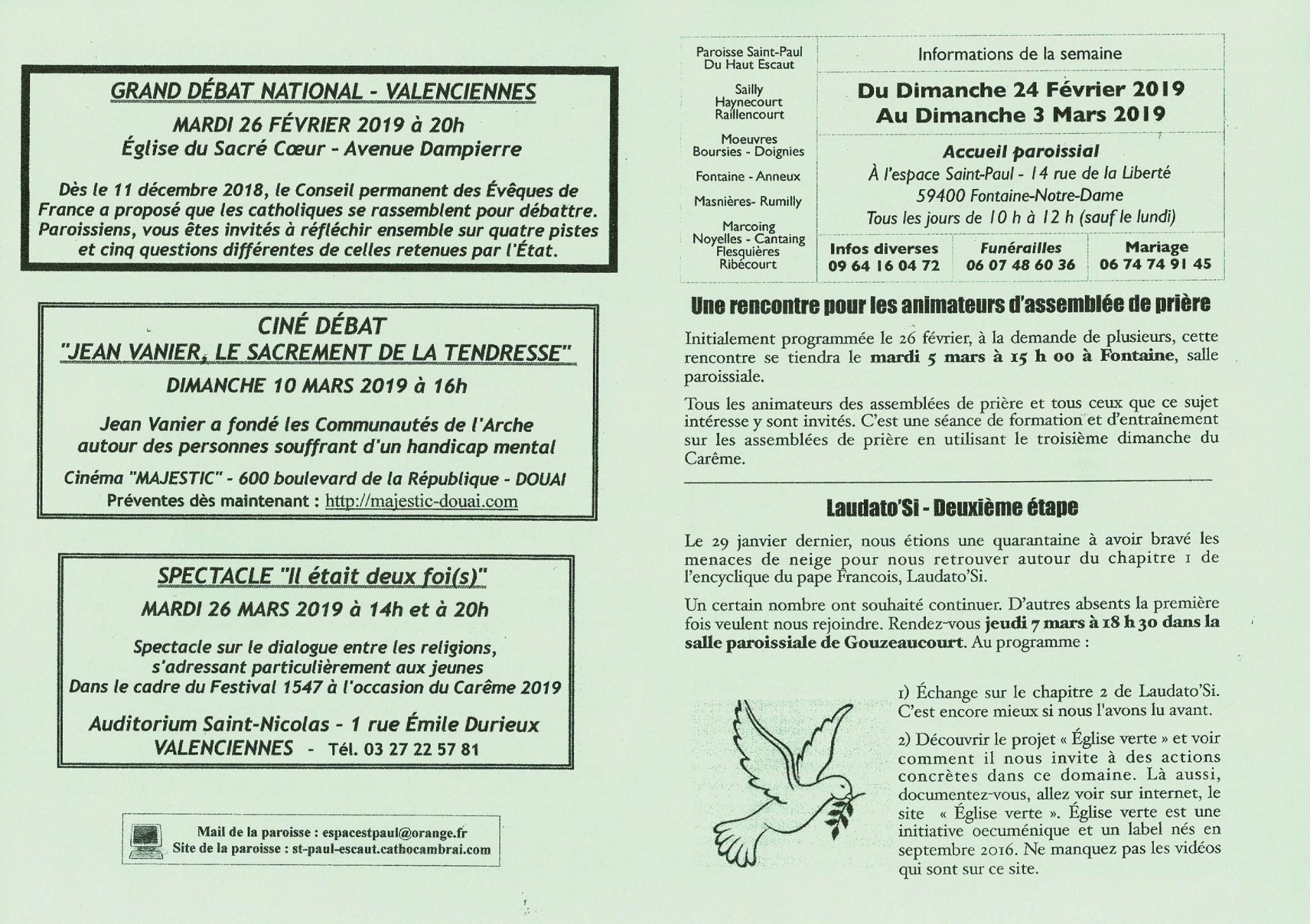 Feuille hebdo du dimanche 24 fevrier 2019-1