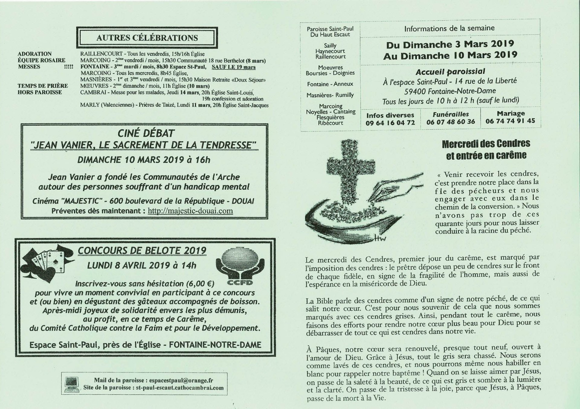Feuille hebdo du dimanche 3 mars 2019-1