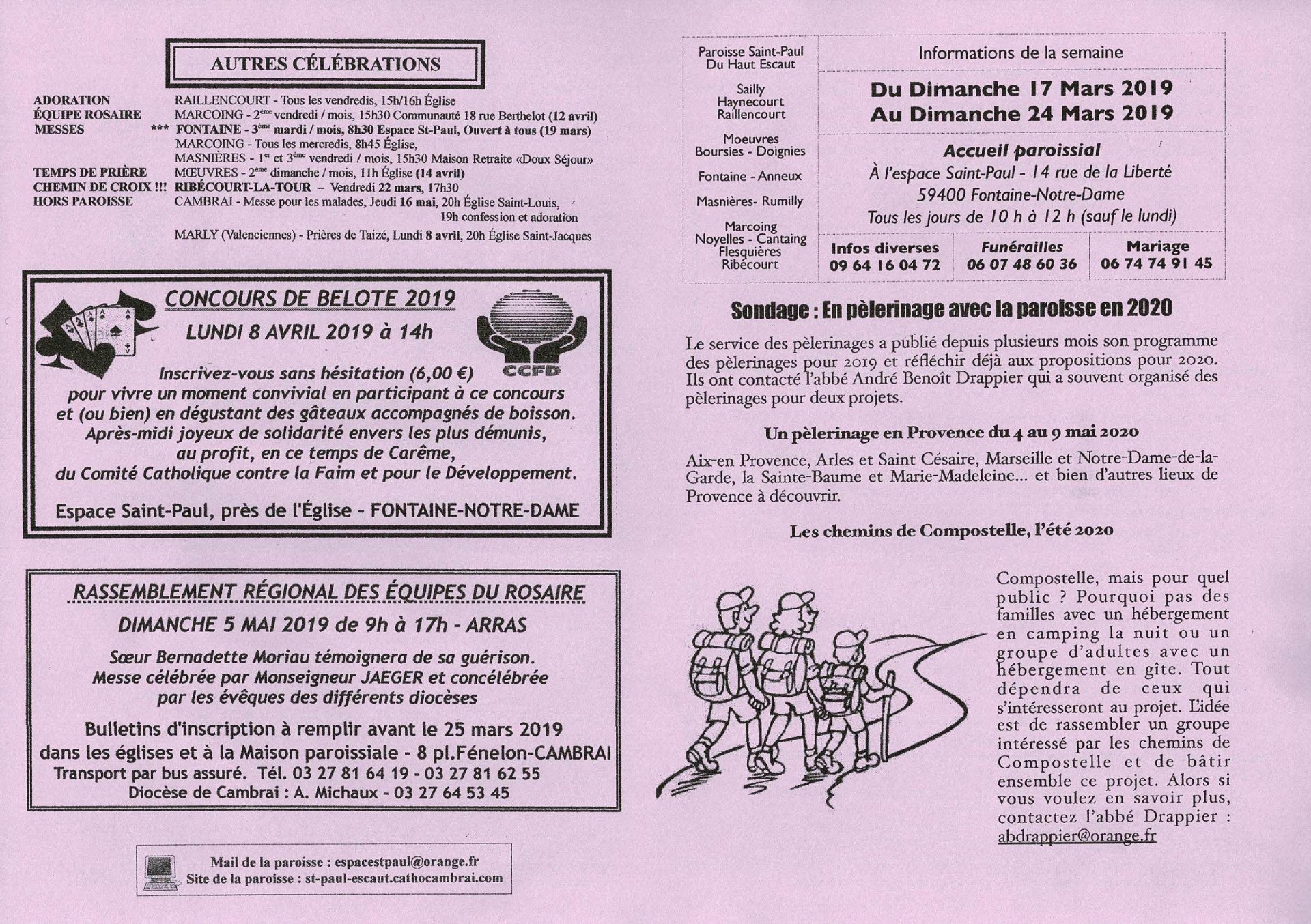 Feuille hebdo du dimanche 17 mars 2019-1