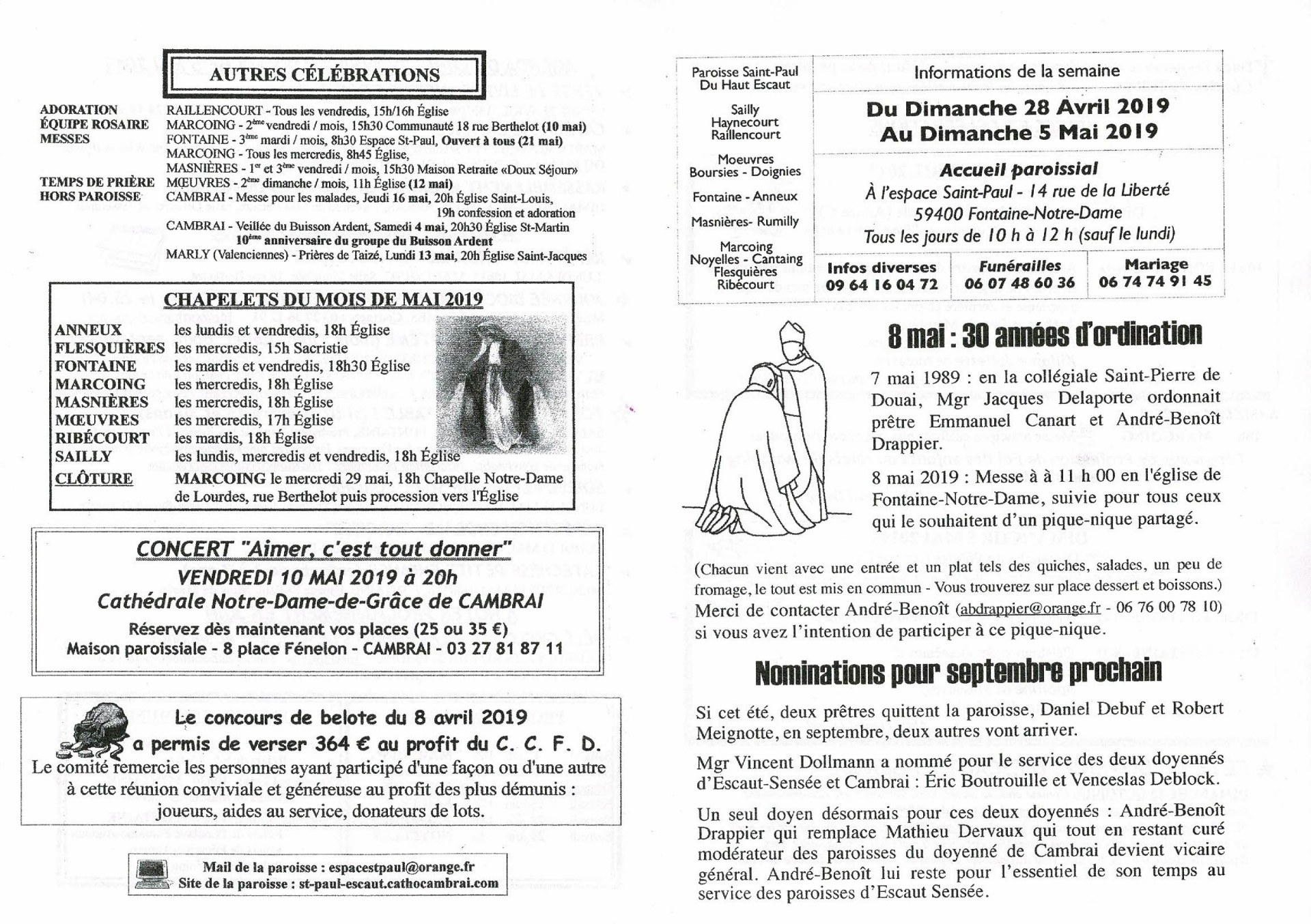 Feuille hebdo du dimanche 28 avril 2019-1