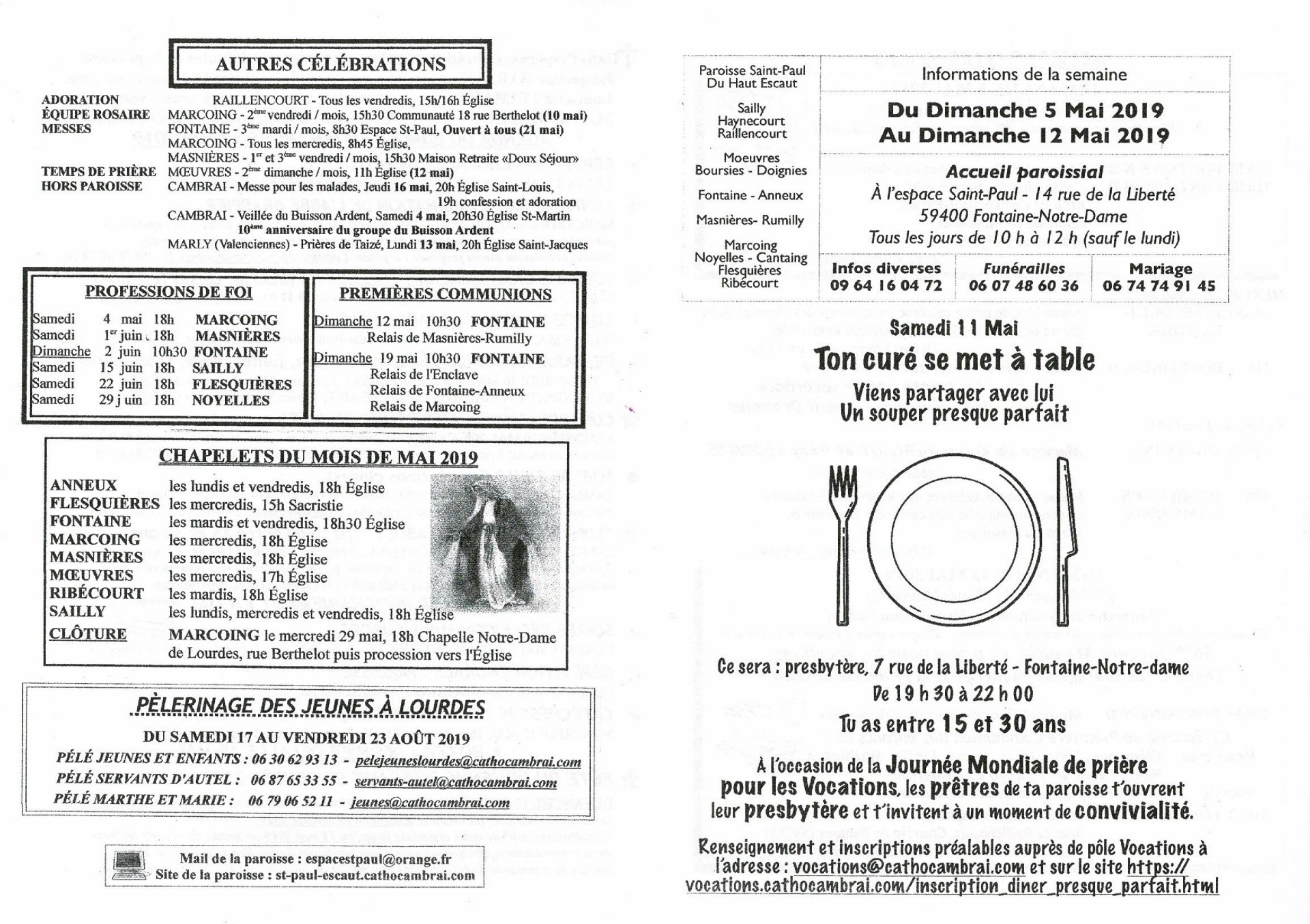 Feuille hebdo du dimanche 5 mai 2019-1