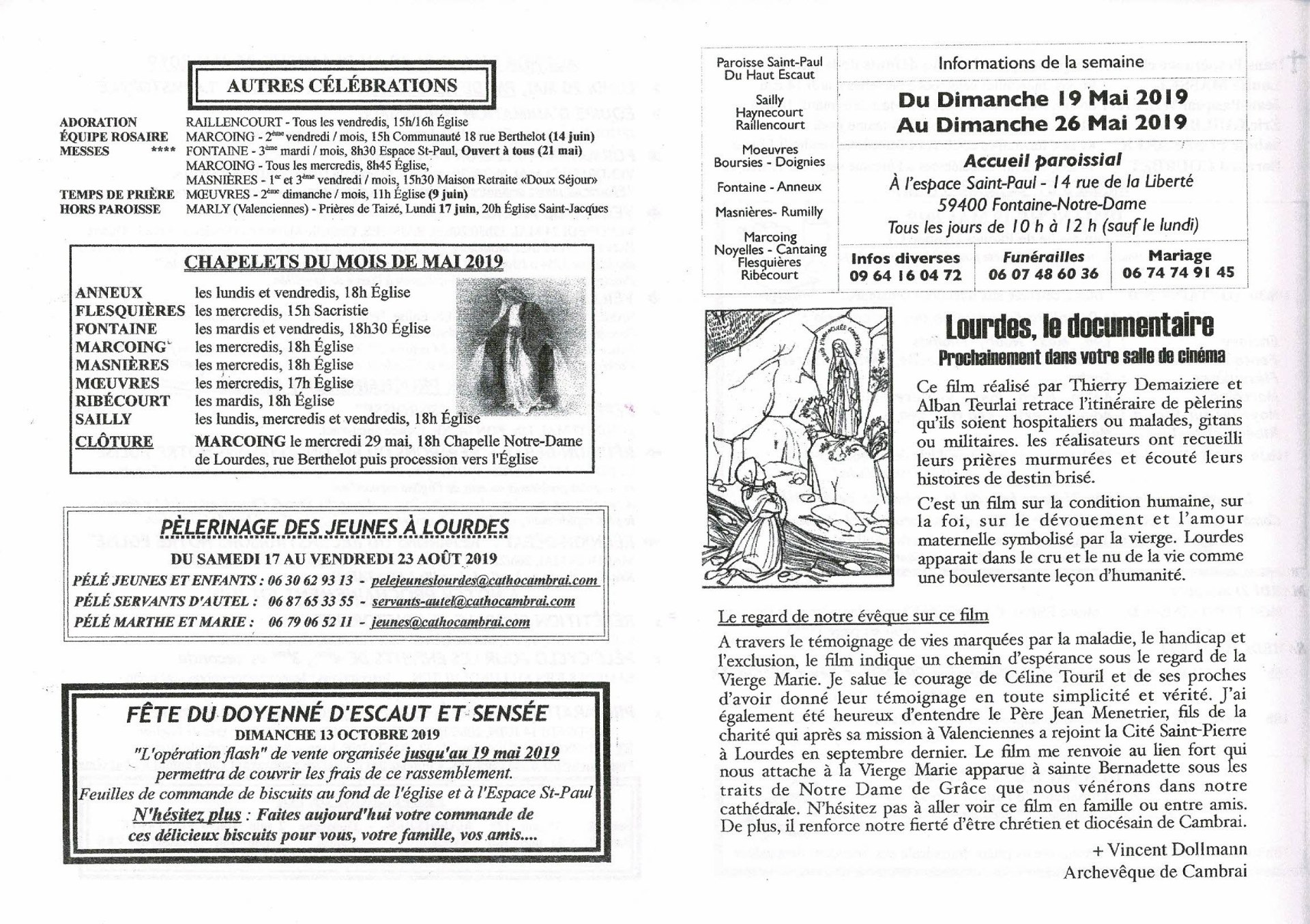 Feuille hebdo du dimanche 19 mai 2019-1