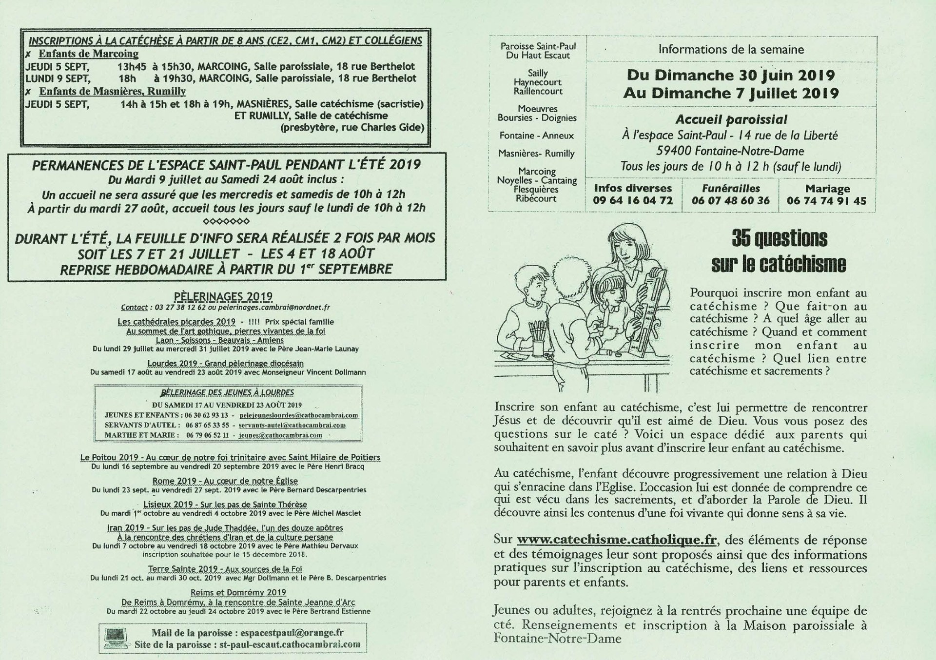 Feuille hebdo du dimanche 30 juin 2019-1
