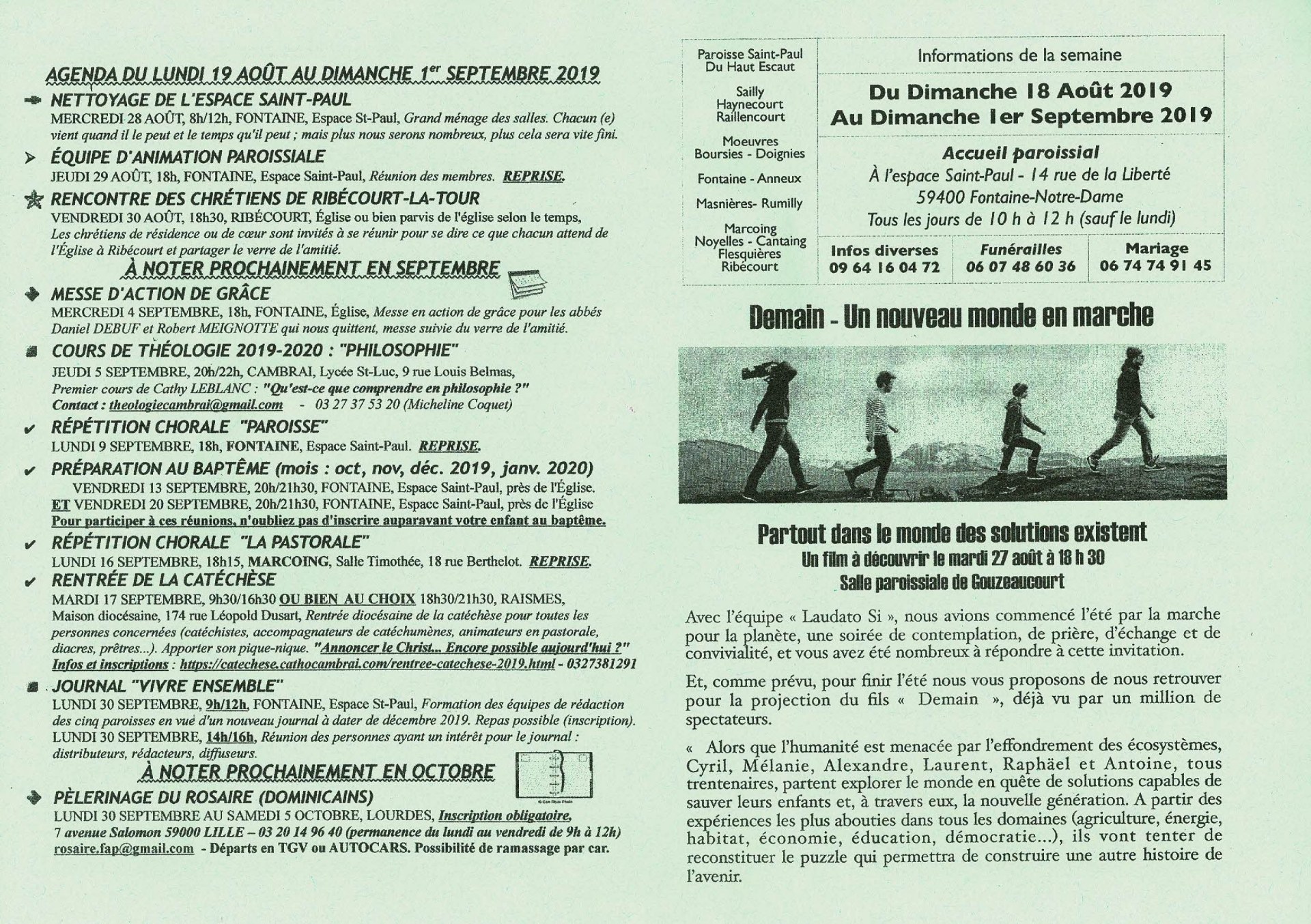 Feuille hebdo du dimanche 18 aout 2019-1