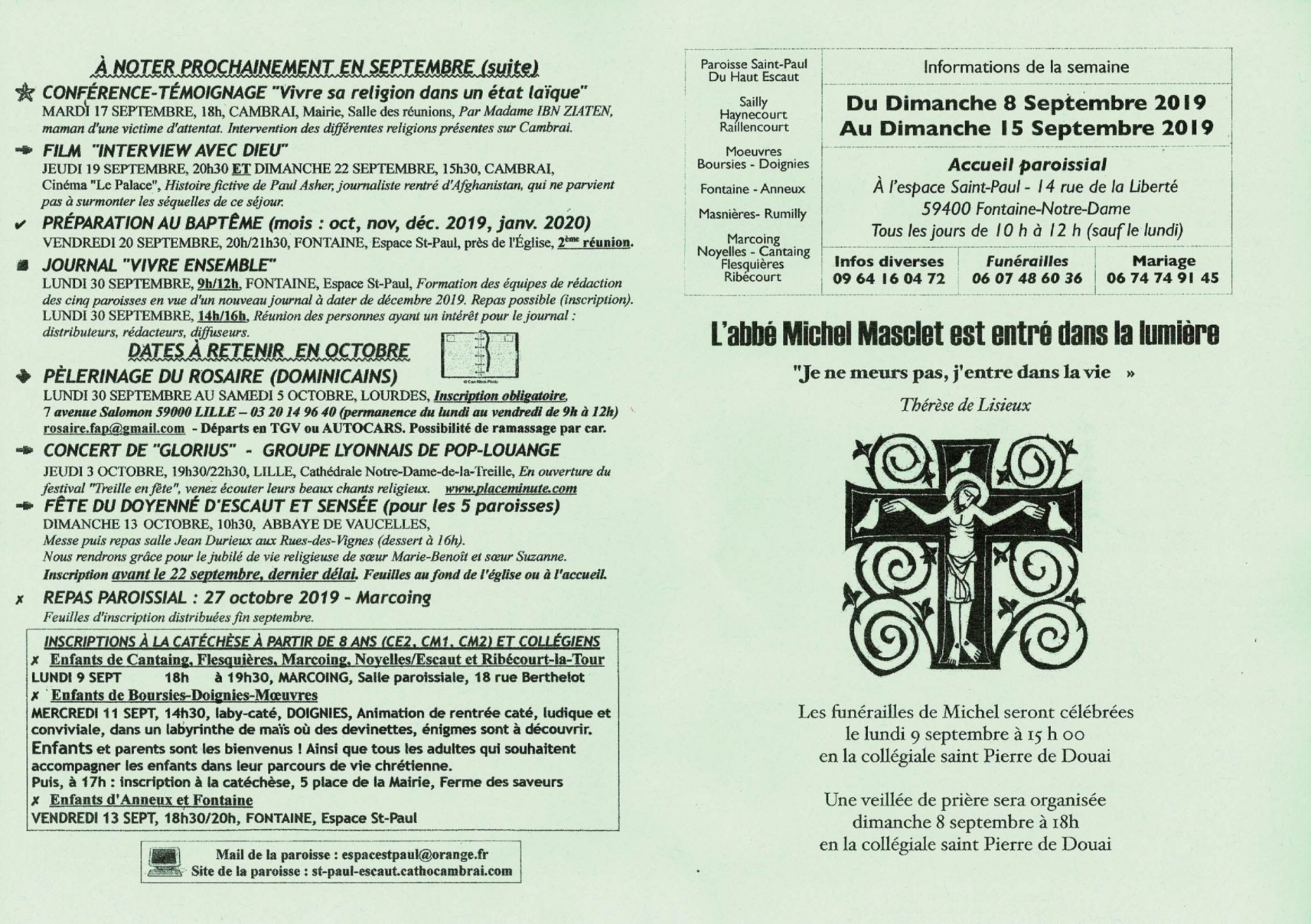 Feuille hebdo du dimanche 8 septembre 2019-1