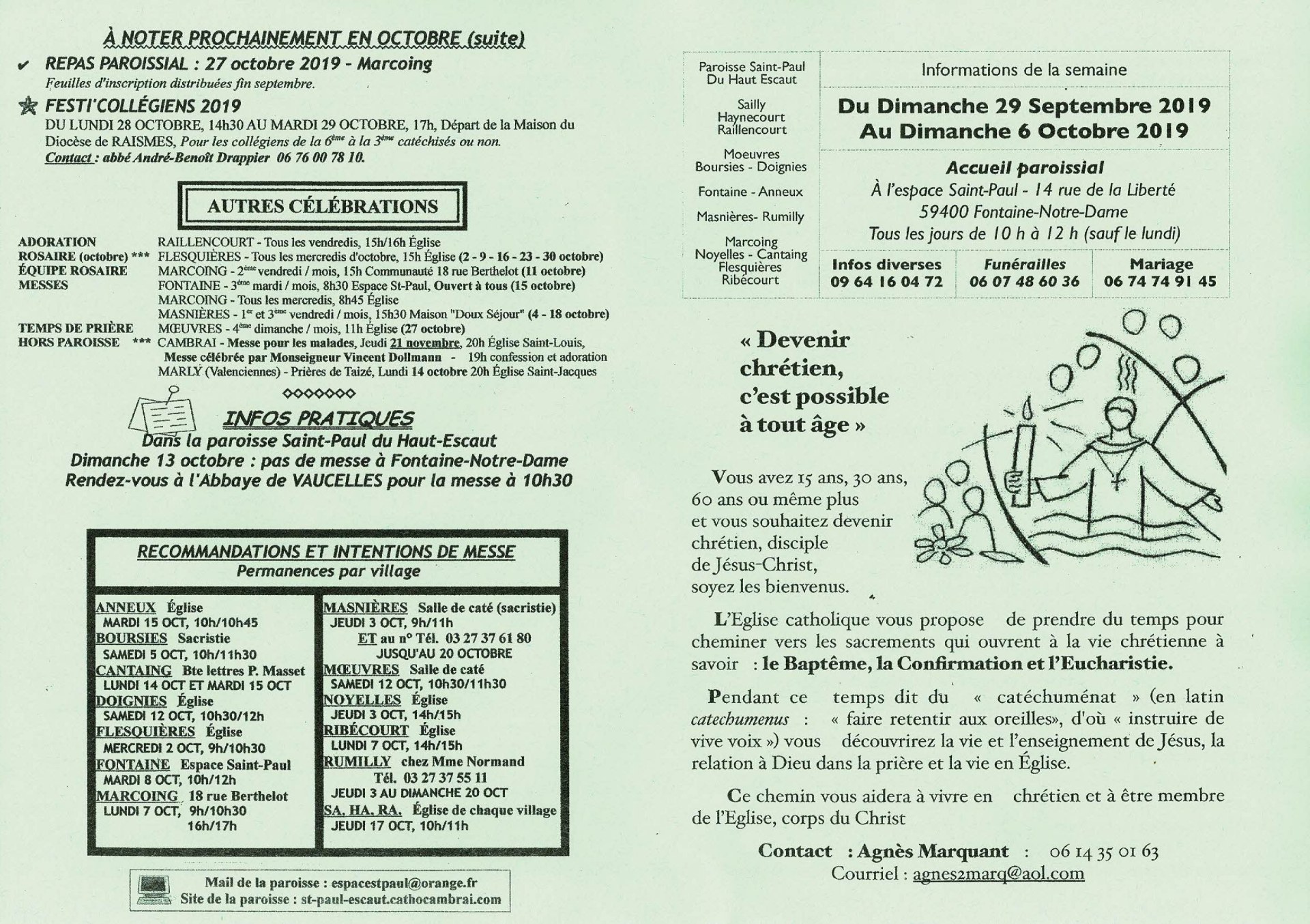 Feuille hebdo du dimanche 29 septembre 2019-1