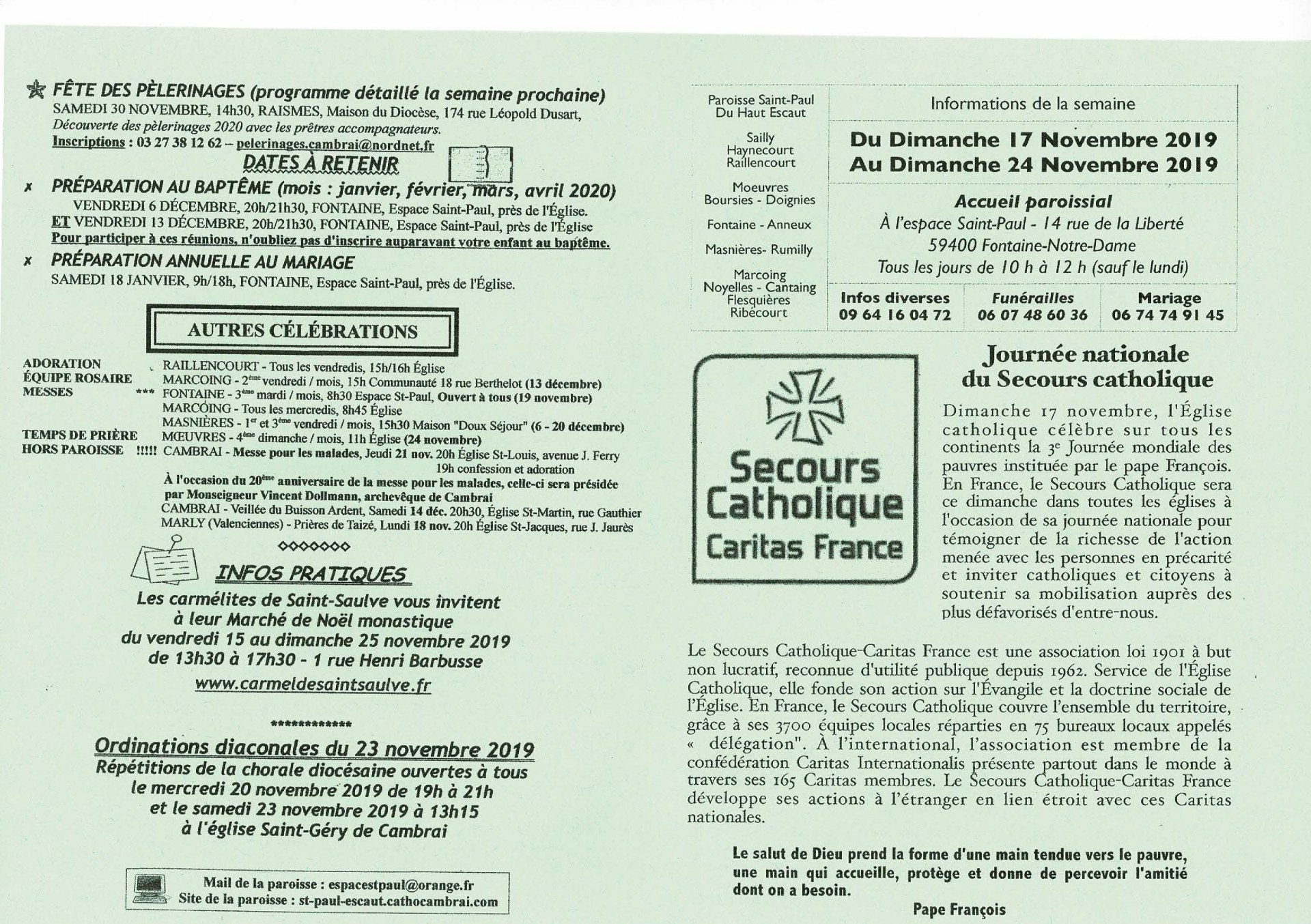 Feuille hebdo du dimanche 17 novembre 2019-1