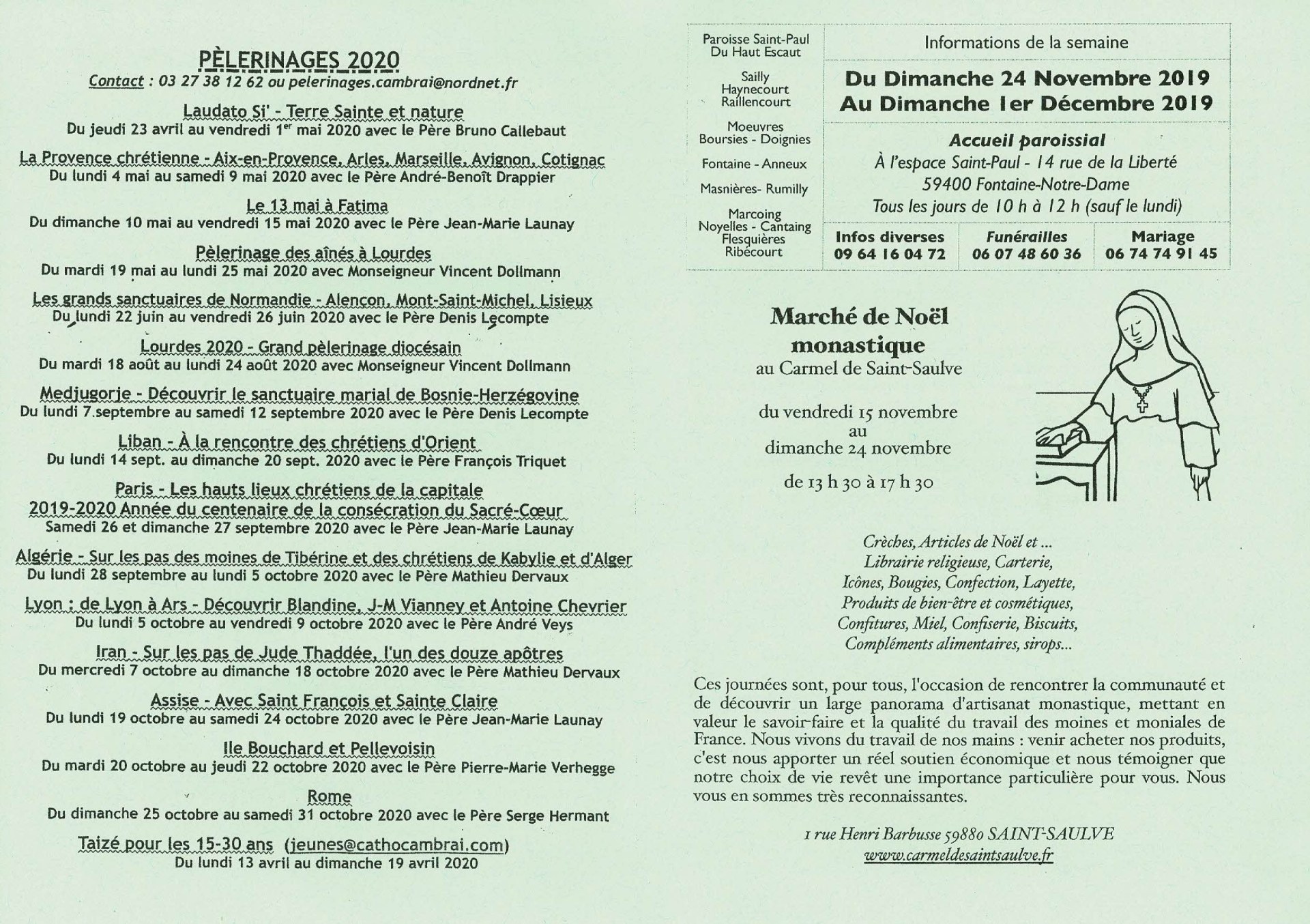 Feuille hebdo du dimanche 24 novembre 2019-1