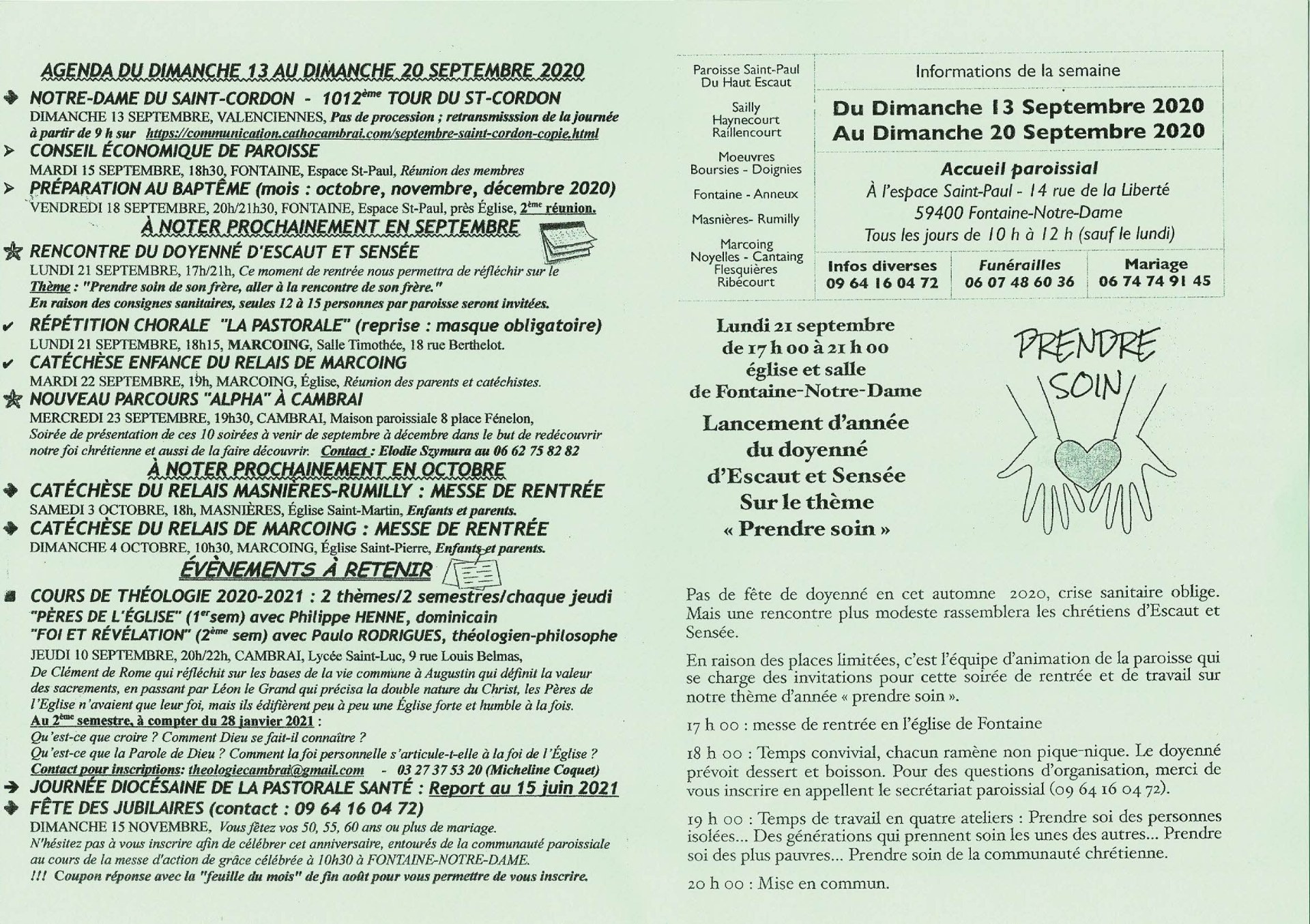 Feuille hebdo du dimanche 13 septembre 2020-1