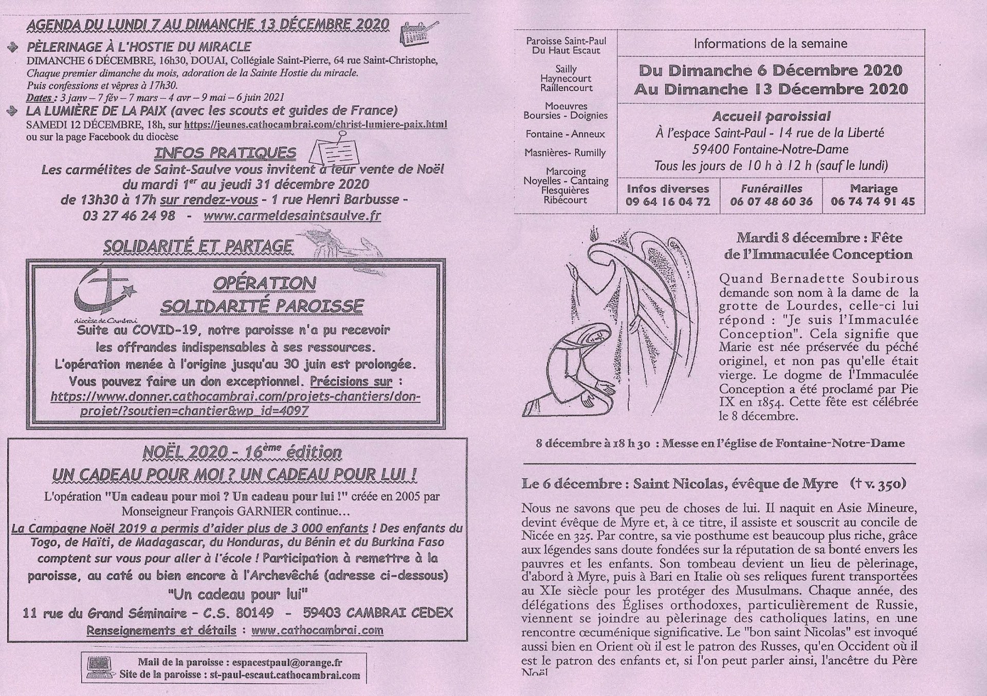 Feuille hebdo du dimanche 6 decembre 2020-1